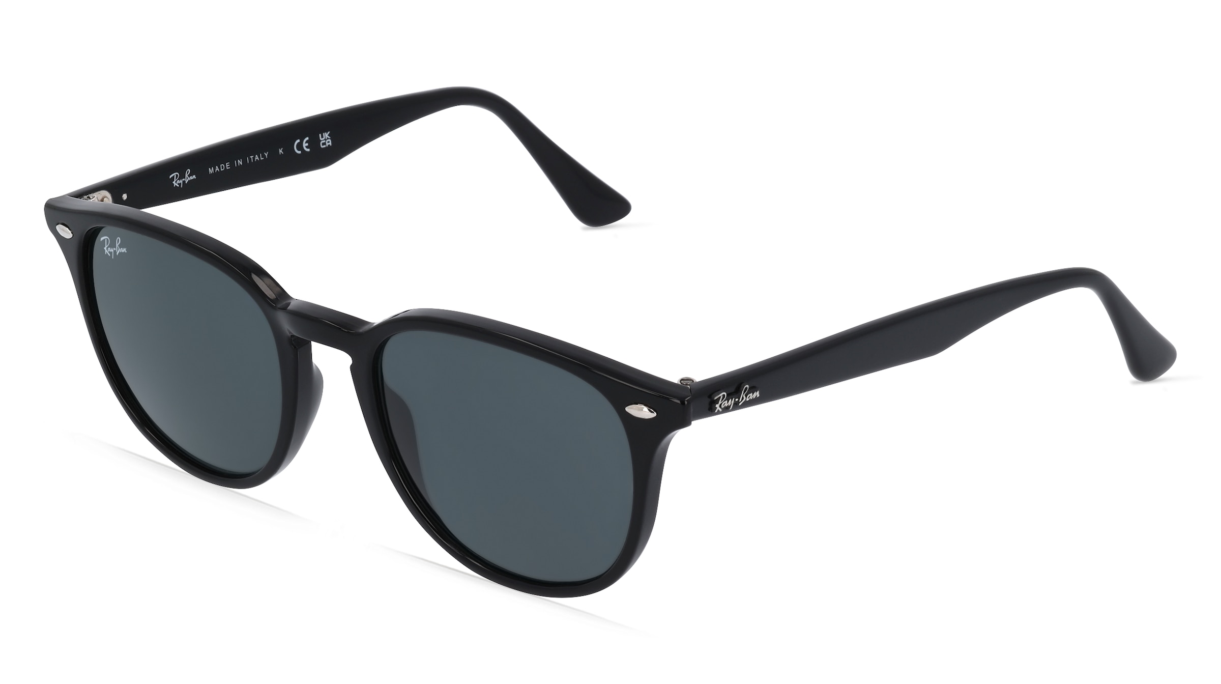 Ray-Ban RB4259 Unisex-Sonnenbrille Vollrand Panto Kunststoff-Gestell, schwarz