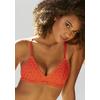 Bralette S.OLIVER "Clarissse", Damen, Gr. 40, N-Gr, rot, Microtouch, Obermaterial: 93% Polyamid, 7% Elasthan, feminin, sehr schmal, BHs, ohne Bügel aus feiner, floraler Spitze ohne Verschluss und Bügel