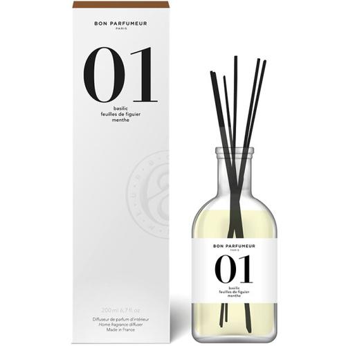 BON PARFUMEUR Diffuser 01 Basil, Fig, Leaf Mint Diffuser 200 ml Raumduft