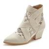 Stiefelette LASCANA, Damen, Gr. 41, beige, Obermaterial: 100% Textilmaterial. Decksohle: 100% Lederimitat. Laufsohle: 100% Synthetik, leicht transparent, unifarben, feminin, Schuhe Sommerboots Cowboy-Stiefelette Cowboyboots Stiefelette, mit Spitze &...
