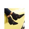 Stiefelette LASCANA, Damen, Gr. 42, schwarz, Obermaterial: 100% Textilmaterial. Decksohle: 100% Lederimitat. Laufsohle: 100% Synthetik, leicht transparent, unifarben, feminin, Schuhe Sommerboots Cowboy-Stiefelette Cowboyboots Stiefelette, mit Spitze...