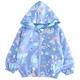 CM-Kid Baby-Mädchen, Rundhalsausschnitt, Hooded Sweatshirt, 7#Einhorn Blau, 2-3 Jahre