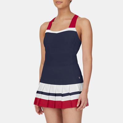 Fila Heritage Essentials Racerback Tank Women's Tennis Apparel Fila Navy/White/Crimson