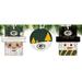 Green Bay Packers 3-Pack Ornament Set