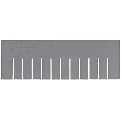 Quantum Gray Short Divider for DG93060 Dividable Grid Container - 6/Pack