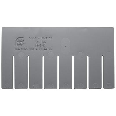 Quantum Gray Short Divider for DG92060 Dividable Grid Container - 6/Pack