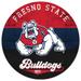 Fresno State Bulldogs 20'' x Retro Logo Circle Sign