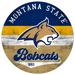 Montana State Bobcats 20'' x Retro Logo Circle Sign