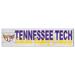 Tennessee Tech Golden Eagles 10'' x 40'' Logo Sign