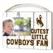 Wyoming Cowboys 8'' x 10'' Cutest Little Weathered Logo Clip Photo Frame