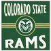 Colorado State Rams 10'' x Retro Team Sign