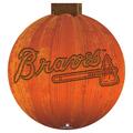 Atlanta Braves 12'' Pumpkin Sign