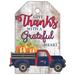 New England Patriots 11'' x 19'' Gift Tag Truck Sign