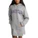 Women's Gameday Couture Gray American University Eagles Side Split Hoodie Dress