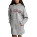 Women's Gameday Couture Gray Alabama A&M Bulldogs Side Split Hoodie Dress