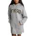 Women's Gameday Couture Gray Fort Hays State Tigers Side Split Hoodie Dress