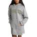 Women's Gameday Couture Gray Georgia Tech Yellow Jackets Side Split Hoodie Dress