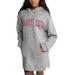 Women's Gameday Couture Gray Maryland Terrapins Side Split Hoodie Dress