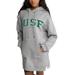 Women's Gameday Couture Gray South Florida Bulls Side Split Hoodie Dress