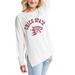 Women's Gameday Couture Cream Cal State Chico Wildcats Side Split Pullover Top