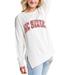Women's Gameday Couture Cream NC State Wolfpack Legacy Side Split Pullover Top