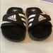 Adidas Shoes | Adidas Slip Ons Size 1 | Color: Black/White | Size: 1b