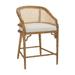 Anna Cane Back Counter Stool with Sandberg Parchment Seat - Natural Oak - Ballard Designs - Ballard Designs