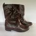 J. Crew Shoes | J Crew Brown Mid Height Leather Boots Size 8 | Color: Brown | Size: 8