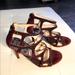 Michael Kors Shoes | Michael Kors Suede Burgundy Heels Size 8 M | Color: Purple | Size: 8
