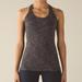 Lululemon Athletica Tops | Lululemon Gray And Tan Textured Cool Racerback Tank Size 6 | Color: Gray/Tan | Size: 6