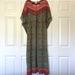Anthropologie Dresses | Anthro Vanessa Virginia Printed Maxi Caftan | Color: Green | Size: L