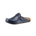 Pantoffel FRANKEN-SCHUHE Gr. 37, blau (marine) Damen Schuhe Hausschuh Pantoffel