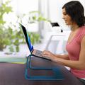 Paracity Notebook Holder Laptop Stand Metal in Blue | 5.7 H x 10.23 W x 8.66 D in | Wayfair 03CS3MR94C78JR