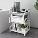 Paracity Living Room Home Office Printer Stand in White | 30.3 H x 21.7 W x 15.7 D in | Wayfair 02CS3PMNUVG2YY1H1