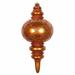 The Holiday Aisle® 13" Candy Glitter Net Finial Ornament Plastic in Brown | 5 H x 5 W x 0.316 D in | Wayfair 8281732078C34D77982086918F63D951