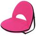 Arlmont & Co. Kuang Reclining Stadium Seat w/ Cushion Metal in Pink/Indigo | 14 H x 15 W x 20 D in | Wayfair 47F333895E364EA2A13F498E470C9000