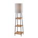 17 Stories 63" Column Floor Lamp Metal in Black/White | 63.25 H x 16 W x 16 D in | Wayfair 0333CFB09A06439D9A70969CF9C83464