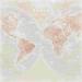 17 Stories World Globe Map Blush & Grey by - on Canvas | 30 H x 30 W x 1.25 D in | Wayfair E7016D1581484C0B9D64D3BD490C6992