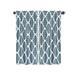Winston Porter Geometric Blackout Rod Pocket Curtain Panels Polyester in Green/Blue/White | 45 H x 29 W in | Wayfair