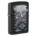 Zippo H-D Iron Eagle Windproof Lighter - Black Matte