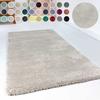 Hochflor-Teppich ESPRIT "Relaxx ESP-4150", hellgrau creme, H:25mm Ø:200cm, Kunstfaser, Teppiche, Wohnzimmer, sehr große Farbauswahl, weicher dichter Hochflor