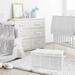 Sweet Jojo Designs Fabric Toy Box in Gray/White | 11 H x 21 W x 10.5 D in | Wayfair ToyBin-Construction-RD-BU-TIRE