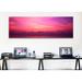 Ebern Designs Panoramic Skyline, New York City, New York State Photographic Print on Canvas in Black/Indigo/Orange | 16 H x 1.5 D in | Wayfair