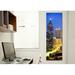 Ebern Designs Skyscrapers lit up at night, Atlanta, Georgia, USA by Panoramic Images - Wrapped Canvas Photograph Print Canvas in White | Wayfair