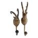 World Menagerie Kupfer 2 Piece Wall Hook Set Metal in Yellow | 10.8 H x 4.8 W x 2.2 D in | Wayfair BA5AE14A39B24A7D842503A27BCABA3E