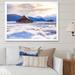 Millwood Pines Cottage Barm In Winter Mountains - Cabin & Lodge Canvas Artwork Canvas in White | 36 H x 24 W x 1 D in | Wayfair