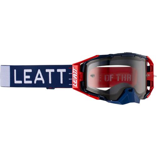 Leatt Velocity 6.5 Light Motocross Brille, rot-blau