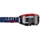 Leatt Velocity 5.5 Light Motocross Brille, rot-blau