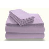 170-GSM Cozy Flannel Solid Extra Deep Pocket Bed Sheet Set