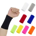 Bandeau anti-transpiration de poignet en 9 couleurs différentes fabriqué par un matériau à haute